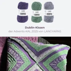 Advents-KAL 2025 Dublin-Kissen Donegal Woolen Spun