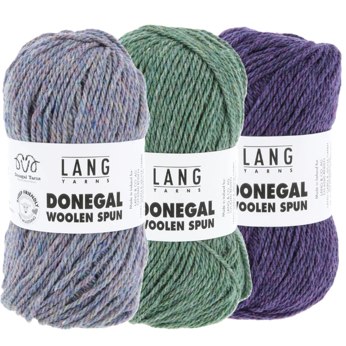 Farbkombi Jeans, Mint, Violett