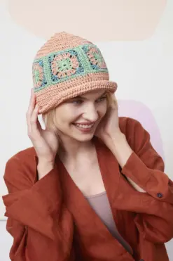 Hut gehäkelt FLORENTINE