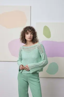 Pullover gehäkelt ALIZE