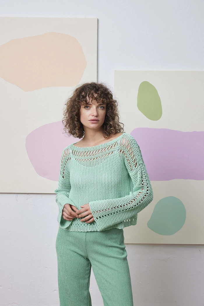 Pullover gehäkelt ALIZE